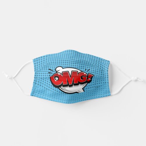 OMG Comic Book Pop Art Adult Cloth Face Mask