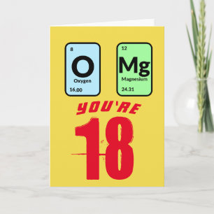 OMg Customizable Birthday Card