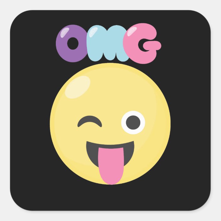 omg emoji square sticker zazzle com omg emoji square sticker zazzle com