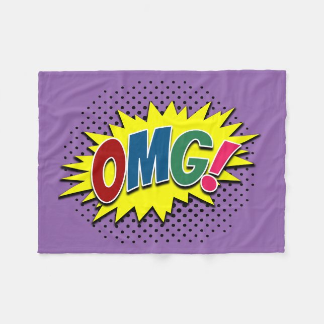 OMG! FLEECE BLANKET (Front (Horizontal))