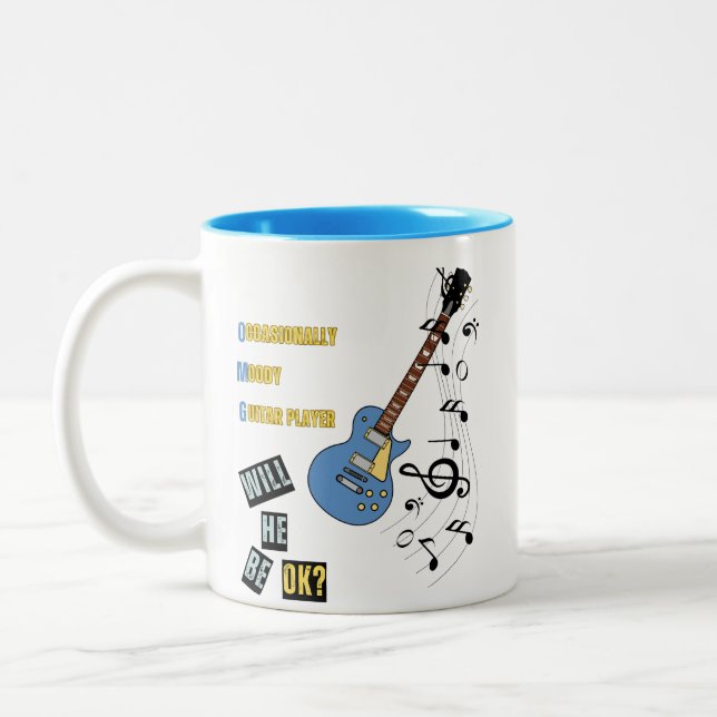 OMG Guitar Player Mug (Left)