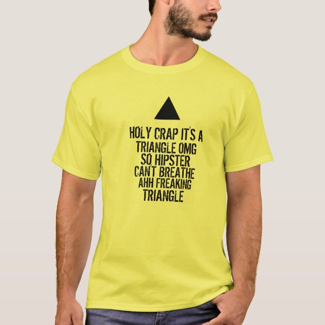 OMG Hipster Triangle T-Shirt (Front)