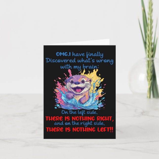 Omg I Have Finally Discovered Whats Wrong With My  Card (Front)