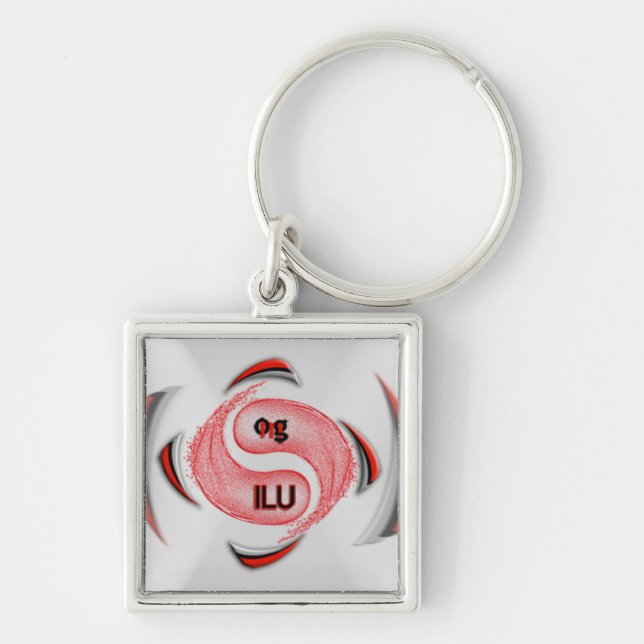 OMG! ilu Keychain (Front)