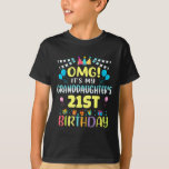 Omg Its My Granddaughters 21st Birthday Sweet 21 Y T-Shirt<br><div class="desc">Omg Its My Granddaughters 21st Birthday Sweet 21 Years Old _1</div>