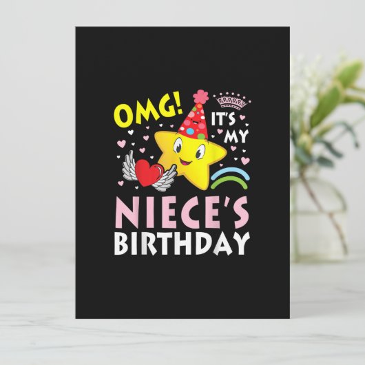 OMG Its My Nieces Birthday Happy To Me You Uncle (Standing Front)