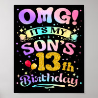 Omg Its My Sons 13th Birthday Happy 13 Years Old