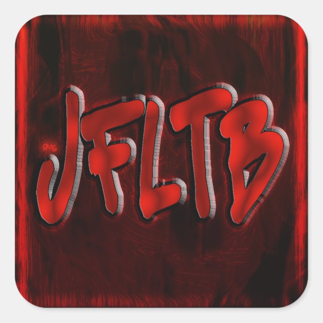 OMG! jfltb Square Sticker (Front)
