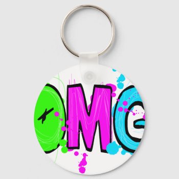 Omg! Keychain by Middlemind at Zazzle
