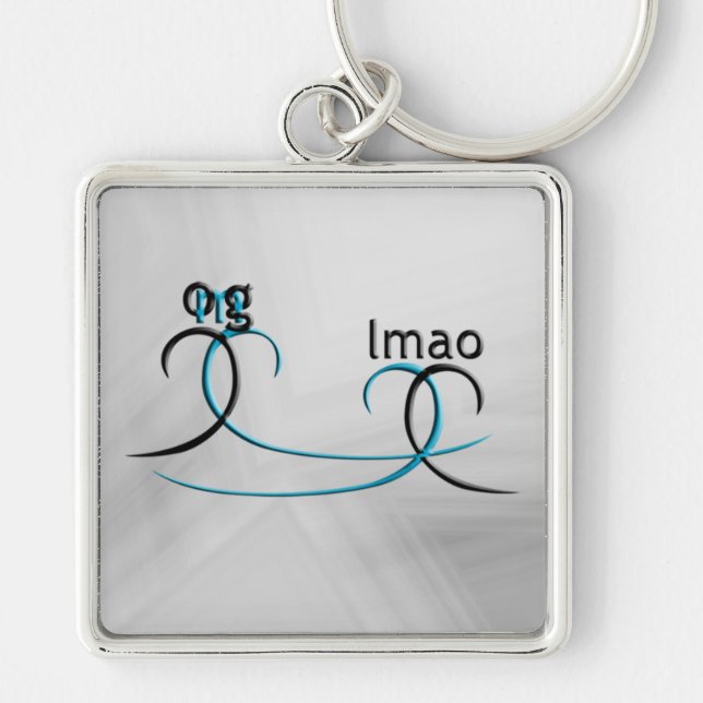 OMG! lmao Keychain (Front)