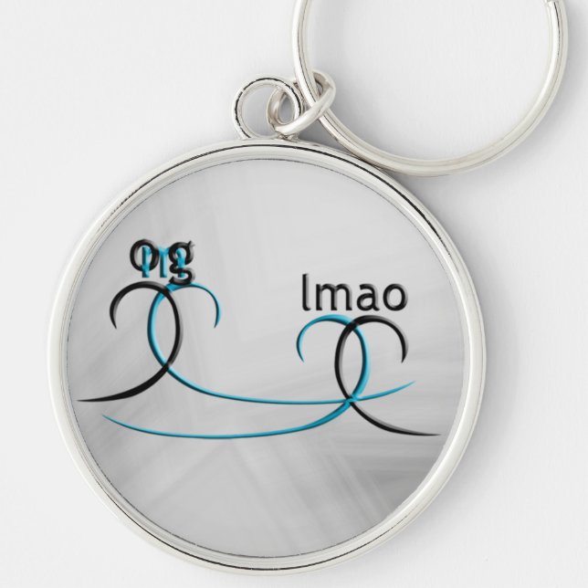OMG! lmao Keychain (Front)