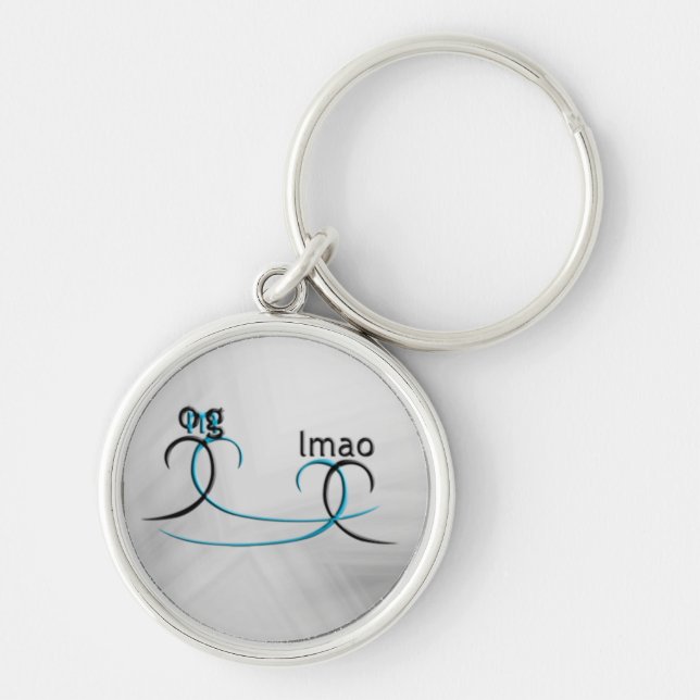 OMG! lmao Keychain (Front)