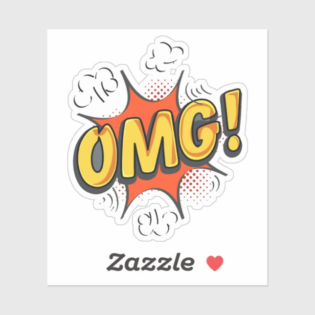 OMG logo Sticker (Sheet)