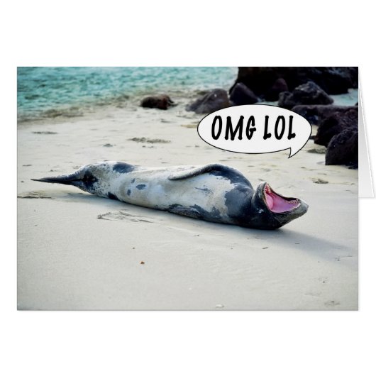 OMG LOL SEAL CARDS (Front Horizontal)