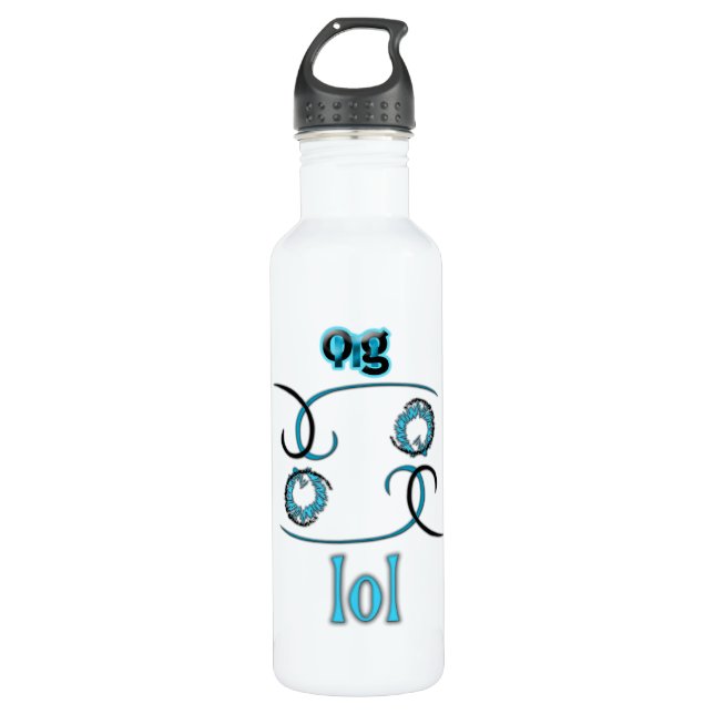 OMG! lol Water Bottle (Front)