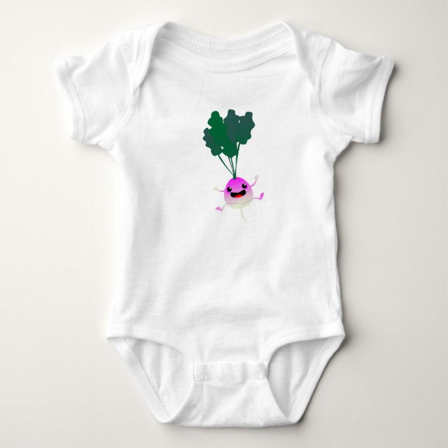 OMG look at that cute little turnip Baby Bodysuit (Front)