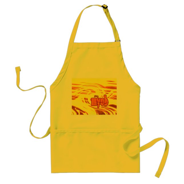 OMG! myob Adult Apron (Front)