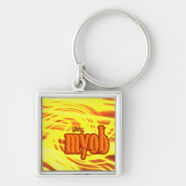 OMG! myob Keychain (Front)