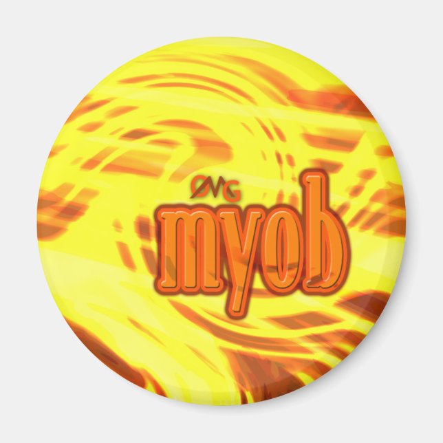 OMG! myob Magnet (Front)