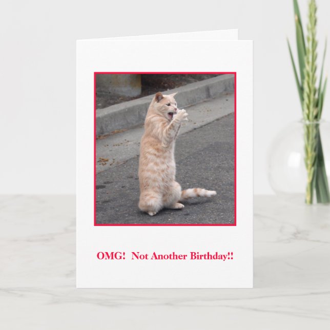 OMG:  Not Another Birthday! Card (Front)