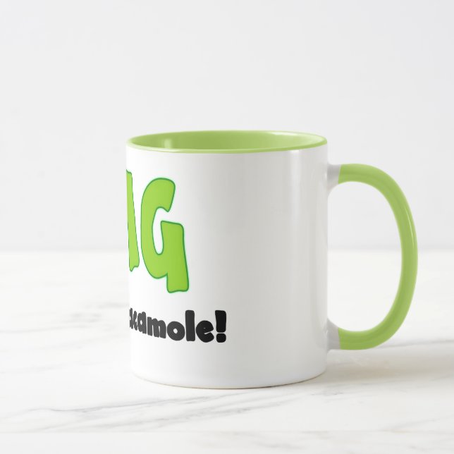 OMG Oh My Guacamole - Funny Coffee Mug (Right)