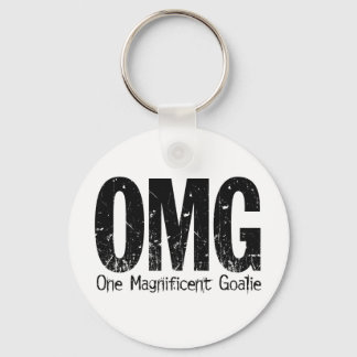 OMG: One Magnificent Goalie (Hockey) Keychain