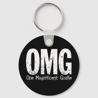 OMG: One Magnificent Goalie (Hockey) Keychain