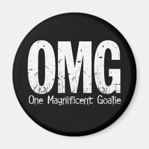 OMG: One Magnificent Goalie (Hockey) Magnet