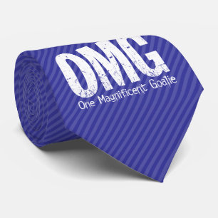 OMG: One Magnificent Goalie (Hockey) Tie