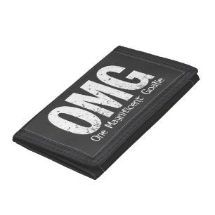 OMG: One Magnificent Goalie (Hockey) Trifold Wallet