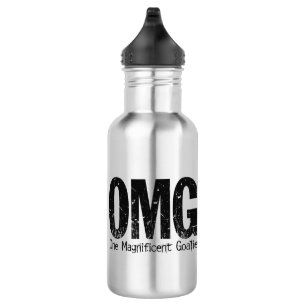 OMG: One Magnificent Goalie (Hockey) Water Bottle