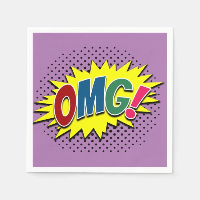 OMG! PAPER NAPKINS (Front)