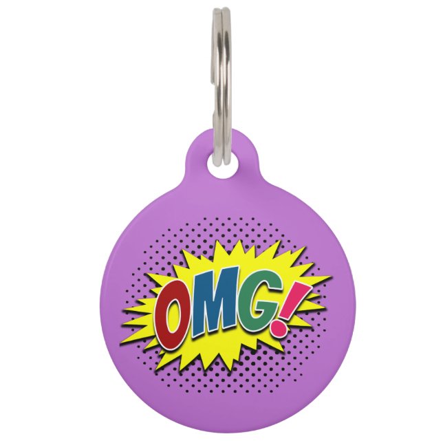 OMG! PET NAME TAG (Front)