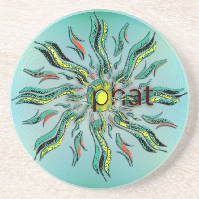 OMG! phat Drink Coaster (Front)