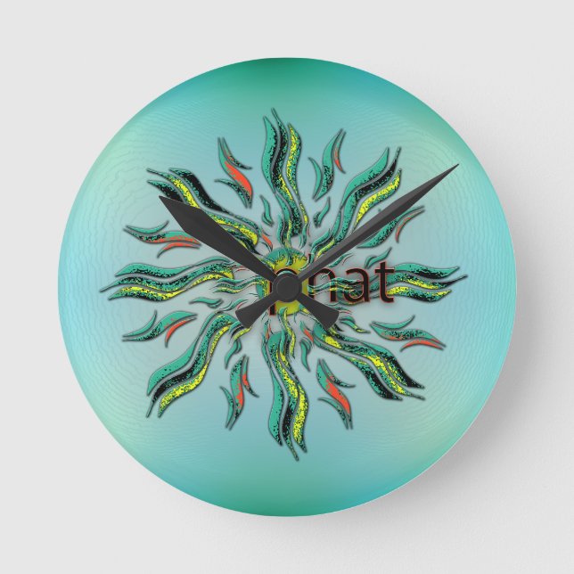 OMG! phat Round Clock (Front)