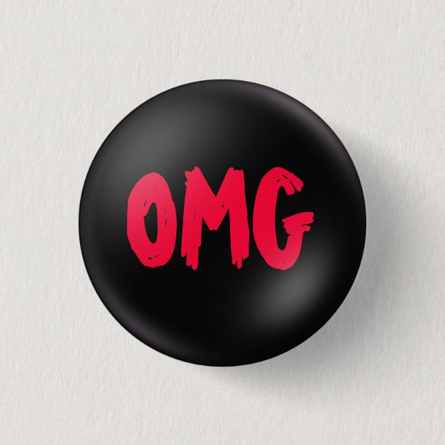 OMG PINBACK BUTTON (Front)