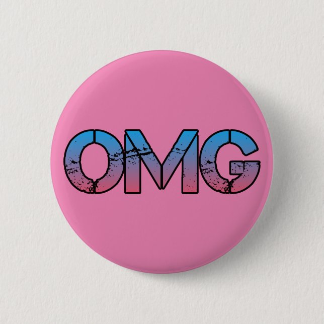 OMG PINBACK BUTTON (Front)