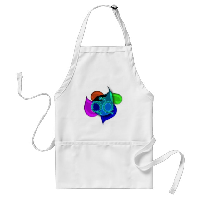 OMG! qq Adult Apron (Front)