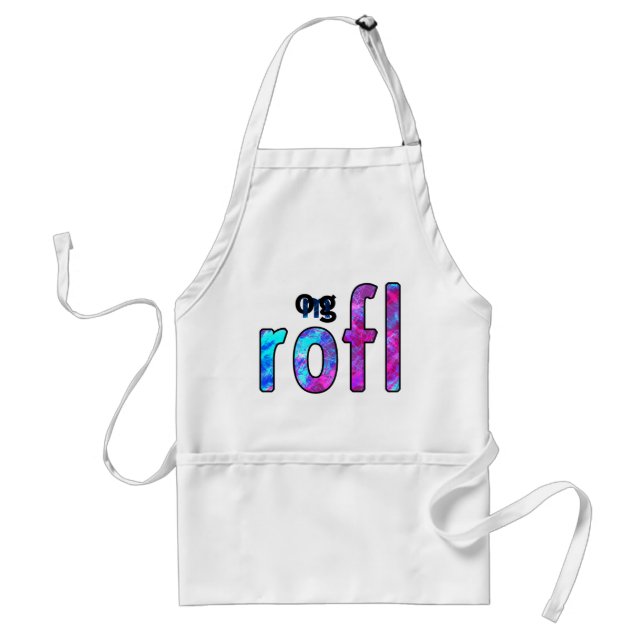 OMG! rofl Adult Apron (Front)