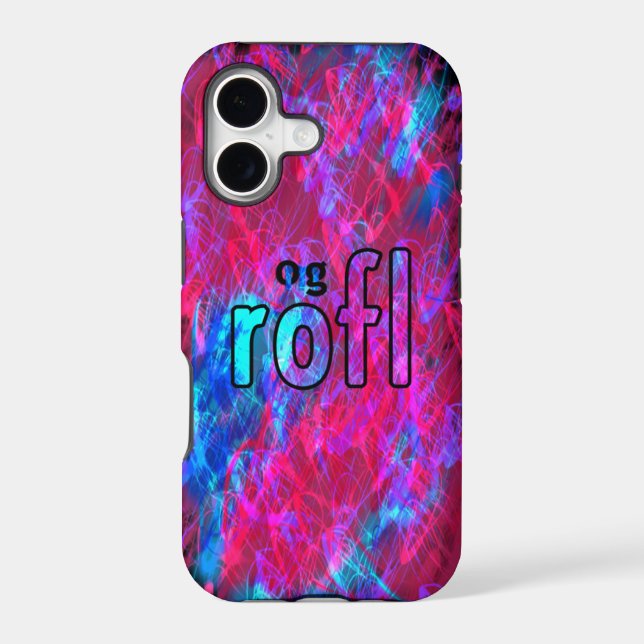 OMG! rofl Iphone Case (Back)