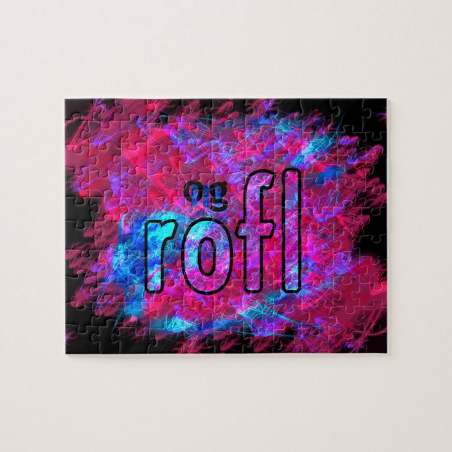 OMG! rofl Jigsaw Puzzle (Horizontal)