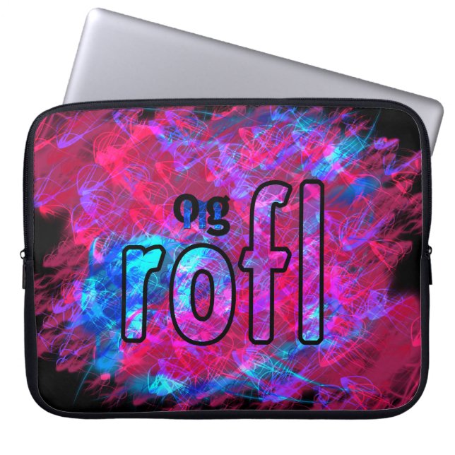 OMG! rofl Laptop Sleeve (Front)