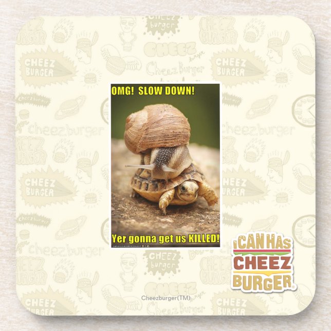 OMG! Slow down! Coaster (Front)