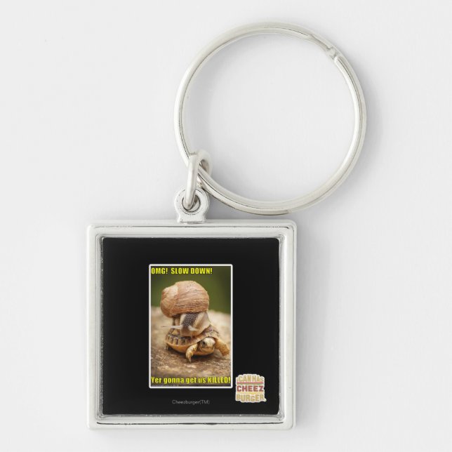 OMG! Slow down! Keychain (Front)