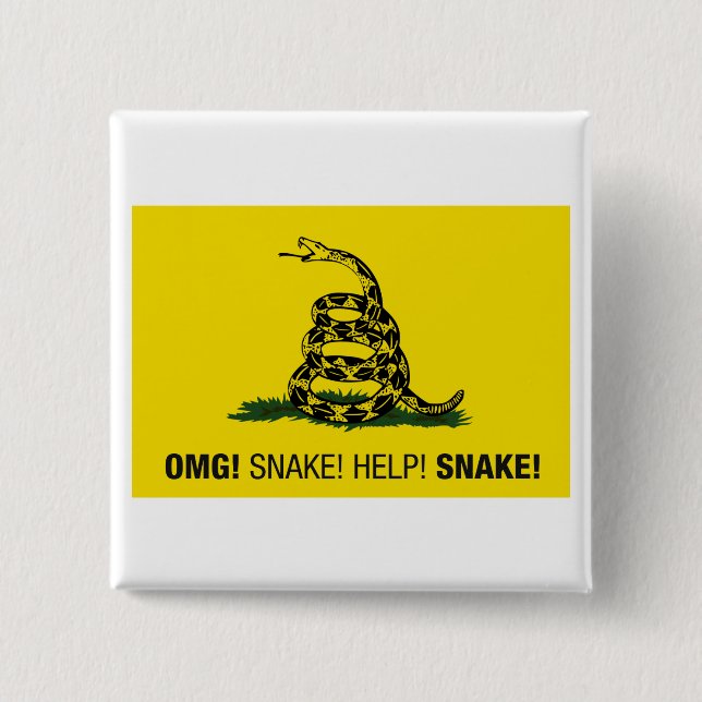 OMG! Snake! Button (Front)