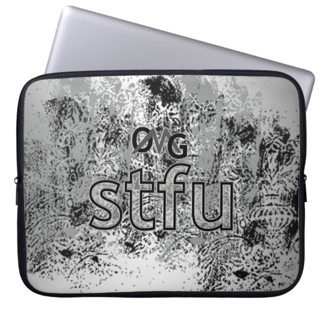 OMG! stfu Laptop Sleeve (Front)