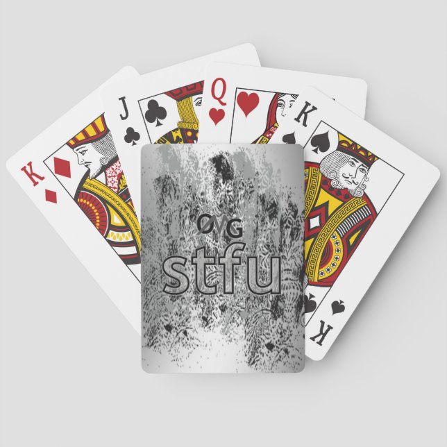 OMG! stfu Poker Cards (Back)