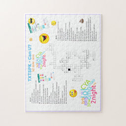 OMG TEXT SPEAK Crossword Emoji Fun Urban Slang Jigsaw Puzzle Zazzle OMG TEXT SPEAK Crossword Emoji Fun Urban Slang Jigsaw Puzzle Zazzle