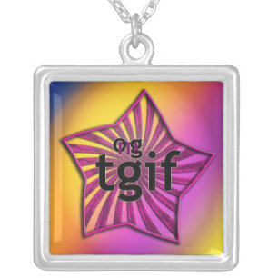 OMG! tgif Silver Plated Necklace