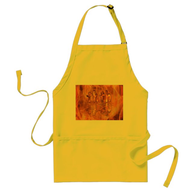 OMG! thth Adult Apron (Front)